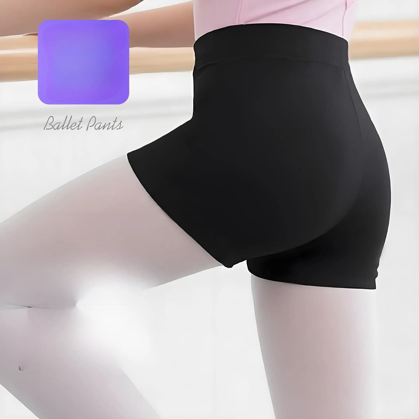 Girls Dance Practice Pants Black Skinny