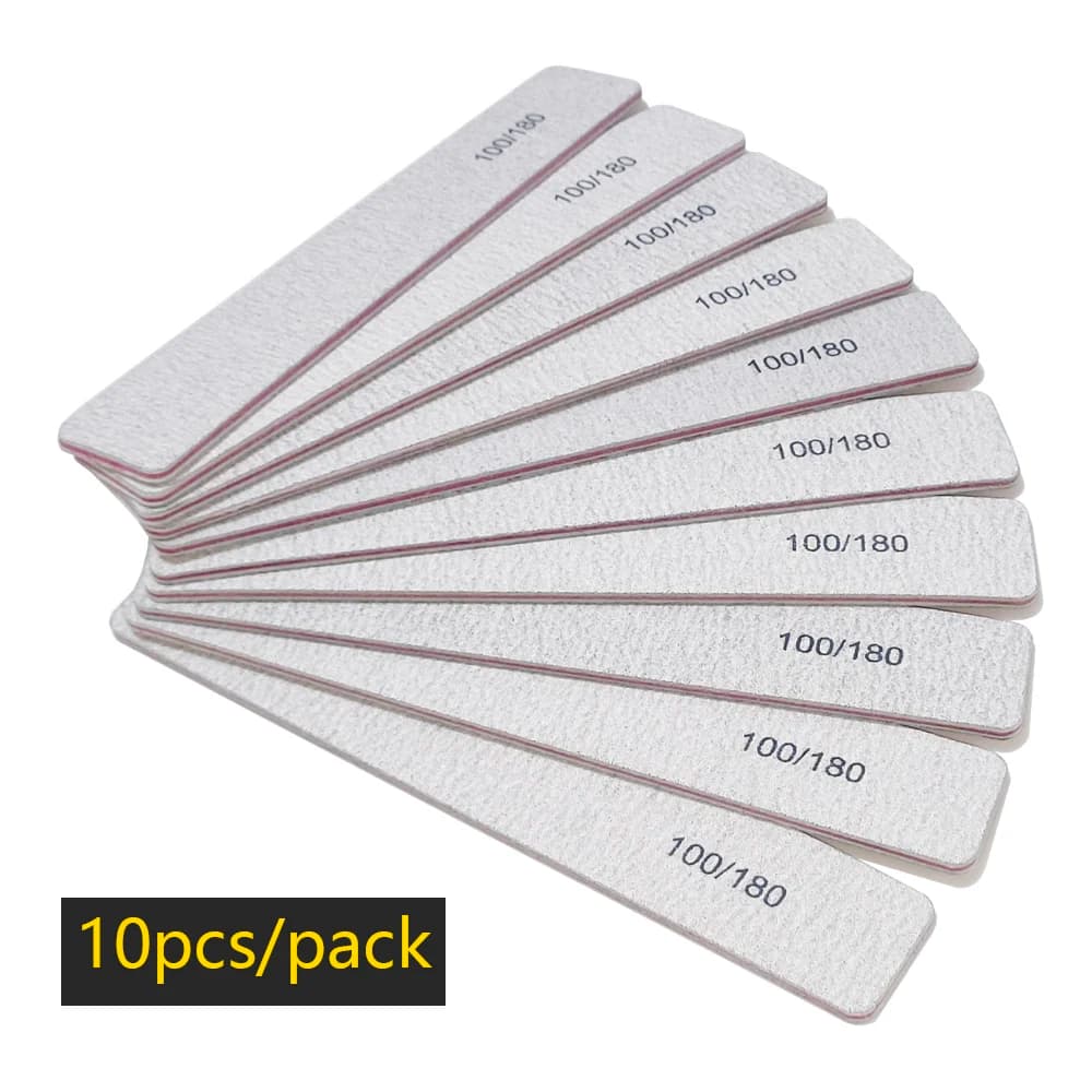 Half Moon Nail File Buffer 100/180 Grit
