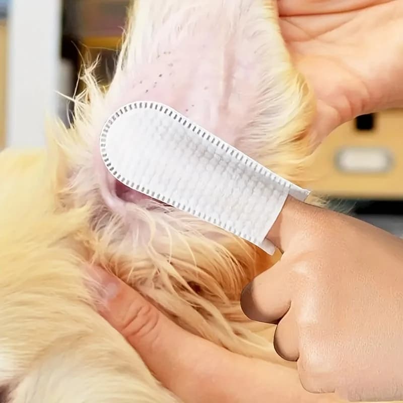 Disposable Pet Finger Wipes