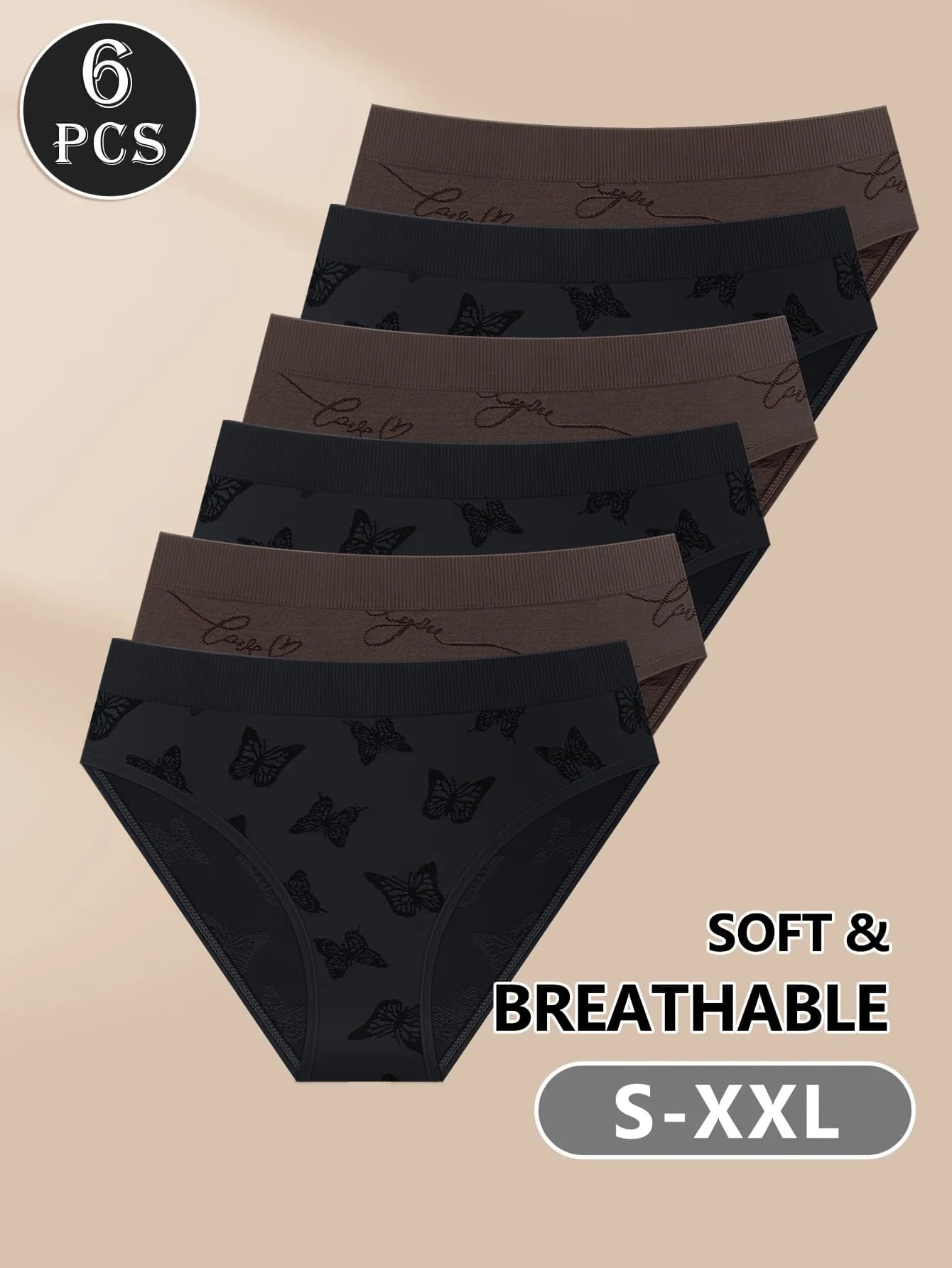 Women's Triangular Panties 6-Pack