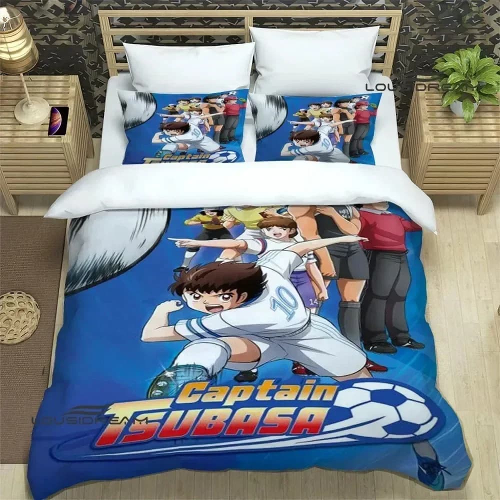 Captain Tsubasa Cartoon Bedding Set