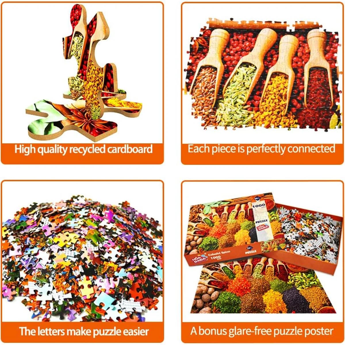 Colorful Spices 1000 Piece Jigsaw Puzzle