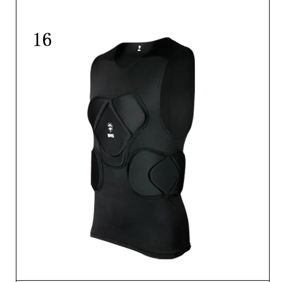 New Sports Safety Protection Thickened Gear Soccer Goalkeeper Jersey T-Shirt Outdoor Elbow Football Jerseys Vest Padded Protecto