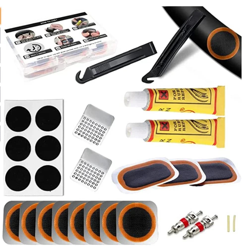 Bicycle Tire Repair Kit with Cold Patch
