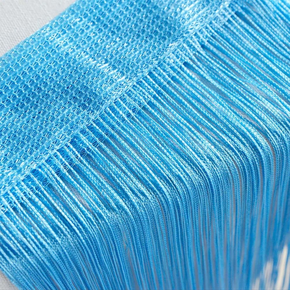 String Curtain Panel With Tassel Fringe