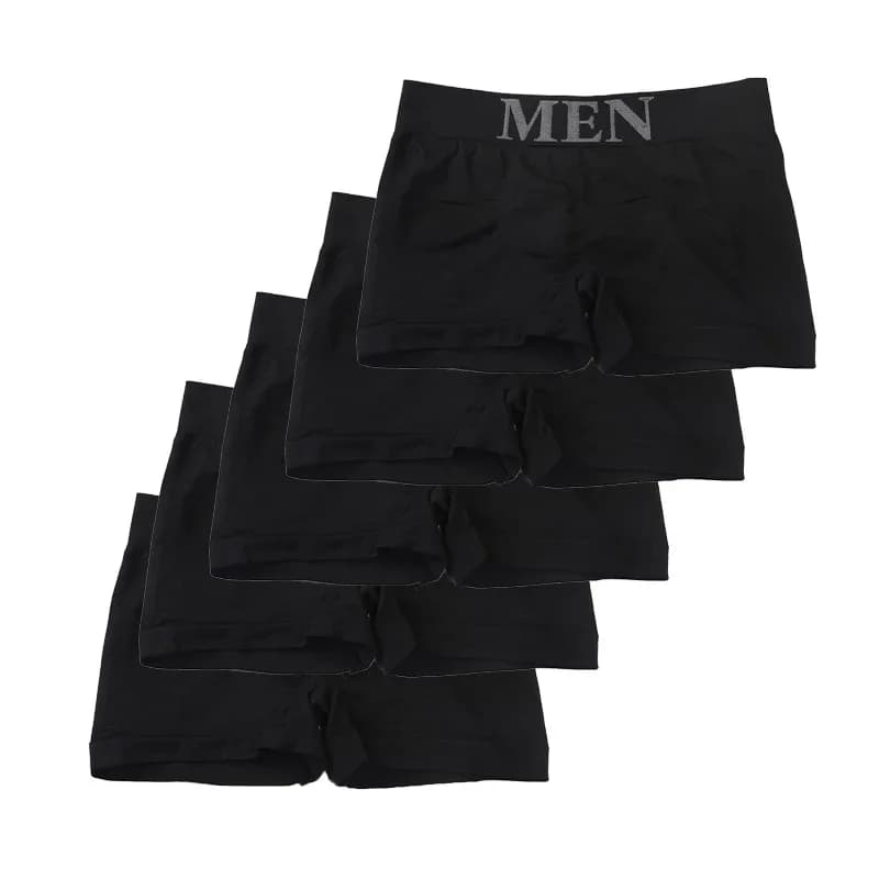 Men's Boxer Briefs High Elastic Cotton Stretch
