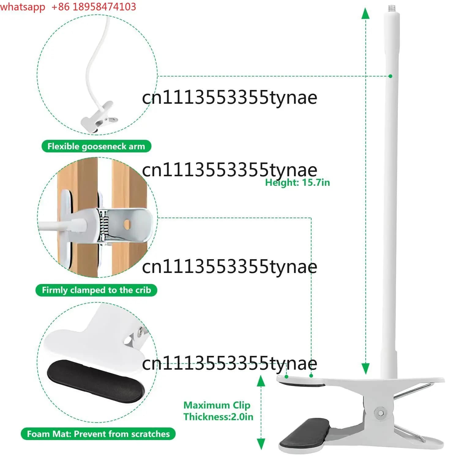 Gooseneck Baby Monitor Mount
