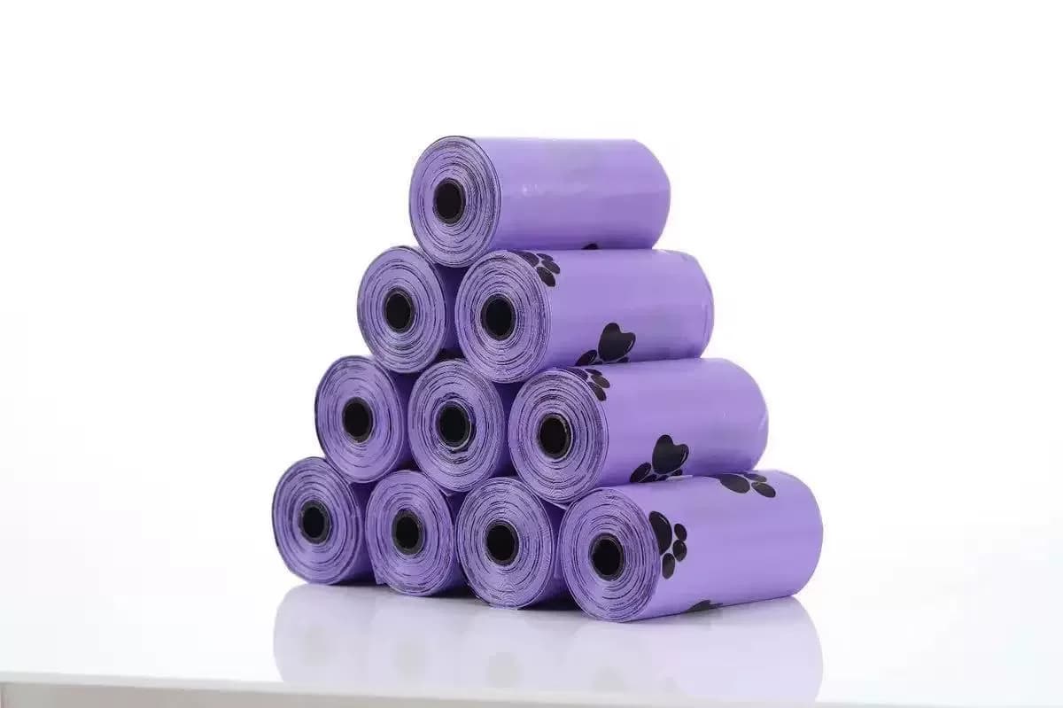 Dog Poop Bags for Dog Large Cat Waste Bags Doggie Outdoor Home Clean Refill Garbage Bag Pet Supplies 15 Bags/ Roll