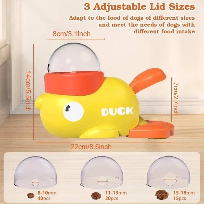 Interactive Dog Puzzle Feeder With Button