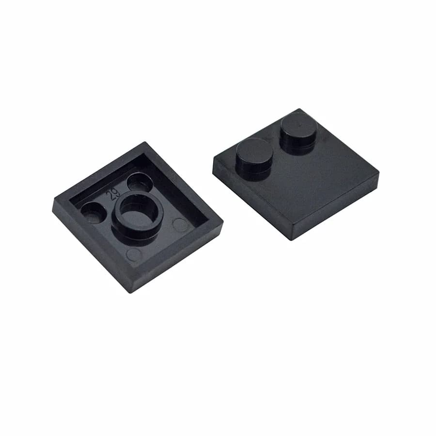Building Block Tile Plates 2x2 30 Pieces