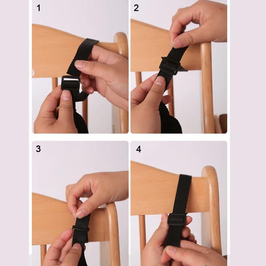 Five-Point Safety Seat Belt for High Chairs
