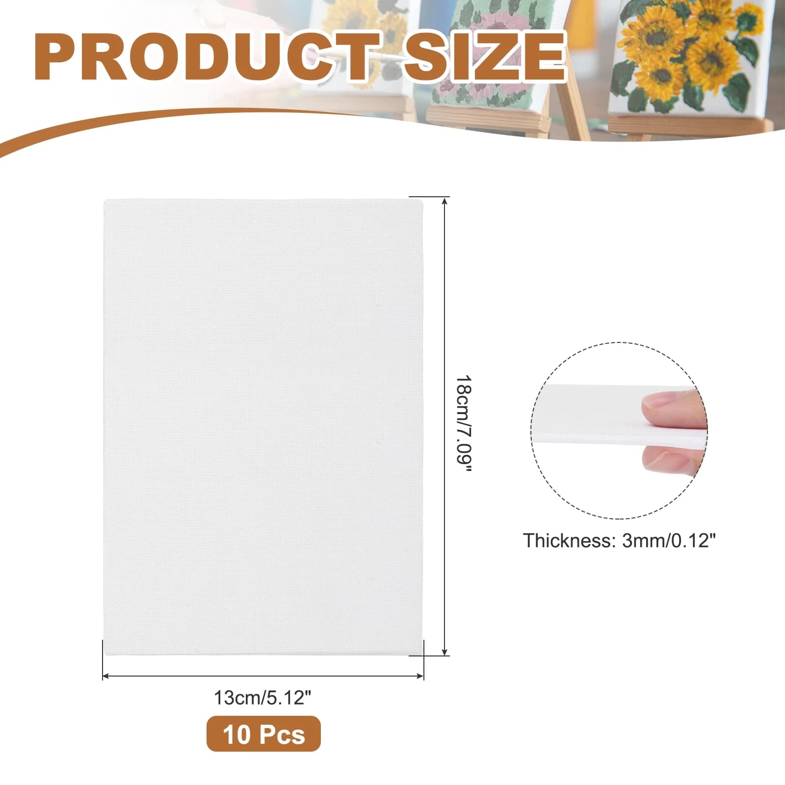 Primed Cotton Canvas Boards for Painting