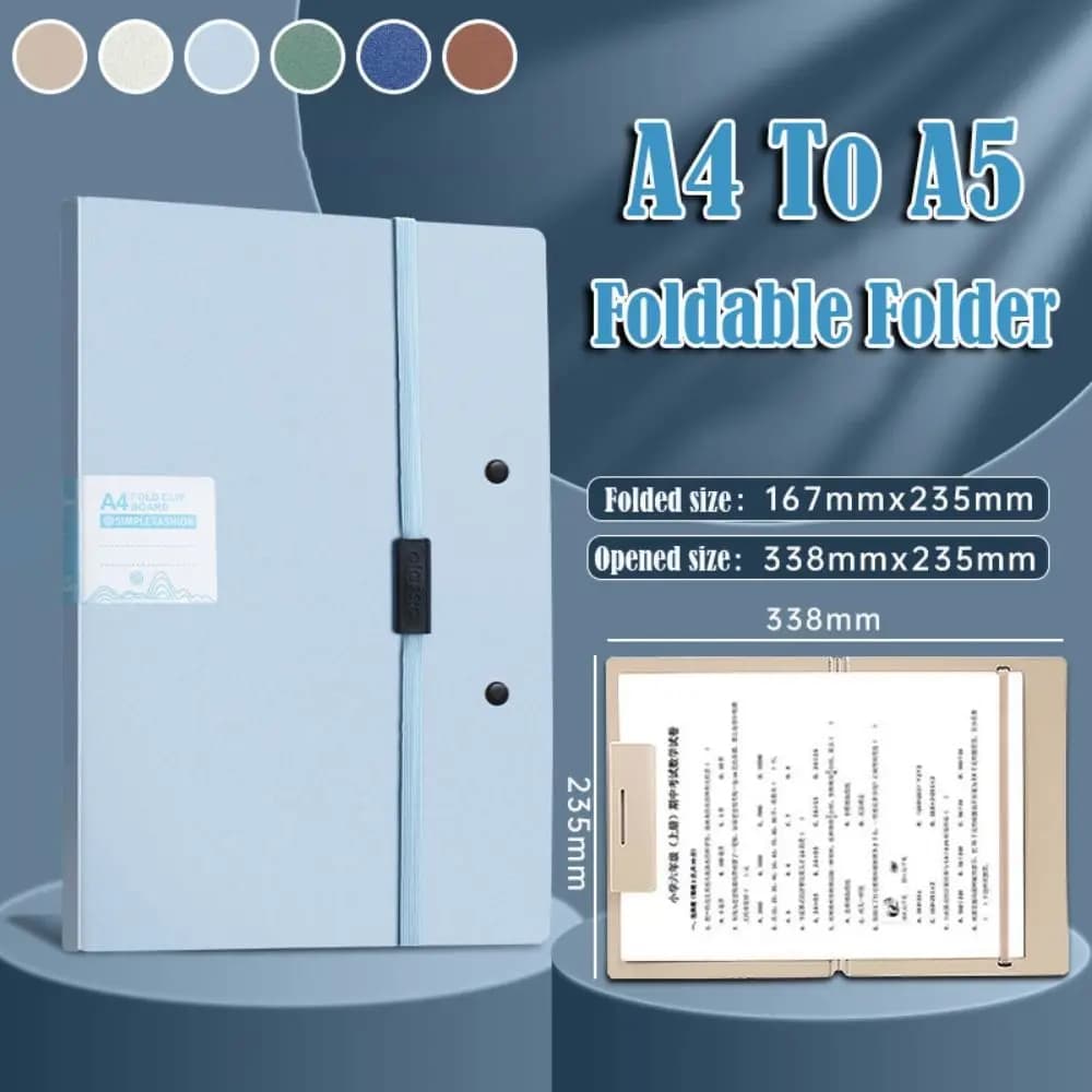 Foldable A4 to A5 File Folder