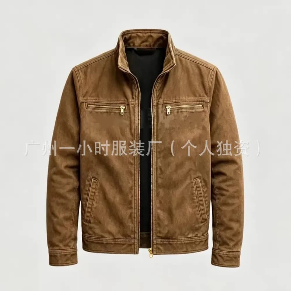 Men's Retro Casual Long Sleeve Jacket