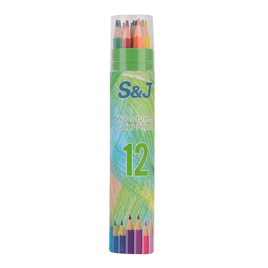 Colored Pencil Set with Bucket