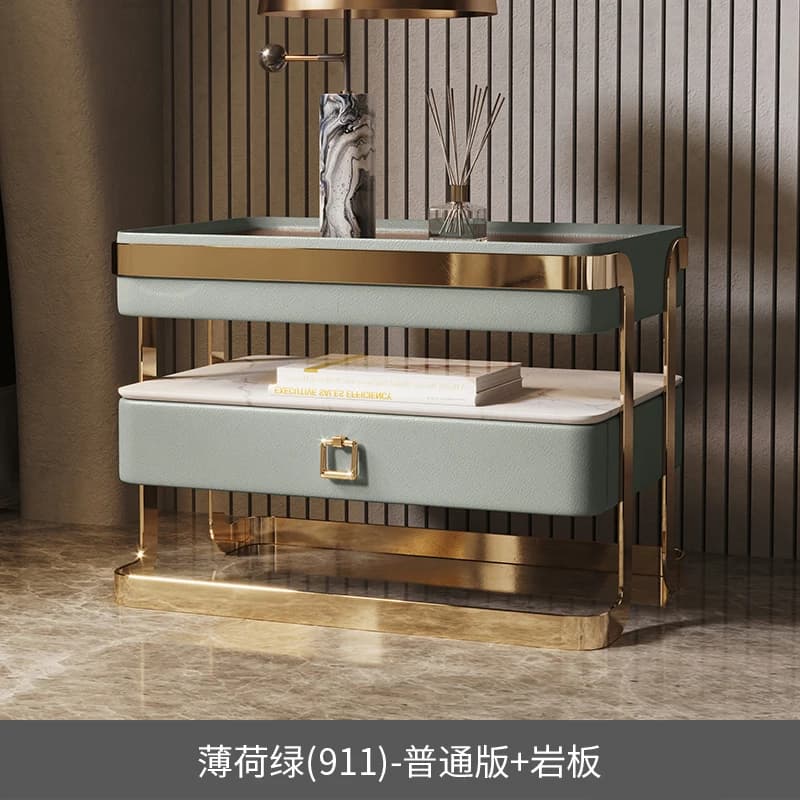 Aesthetic Simple Nightstand Modern Bedside Nordic Storage Nightstand Floor Luxury Mesita De Noche Dormitorio Home Furniture