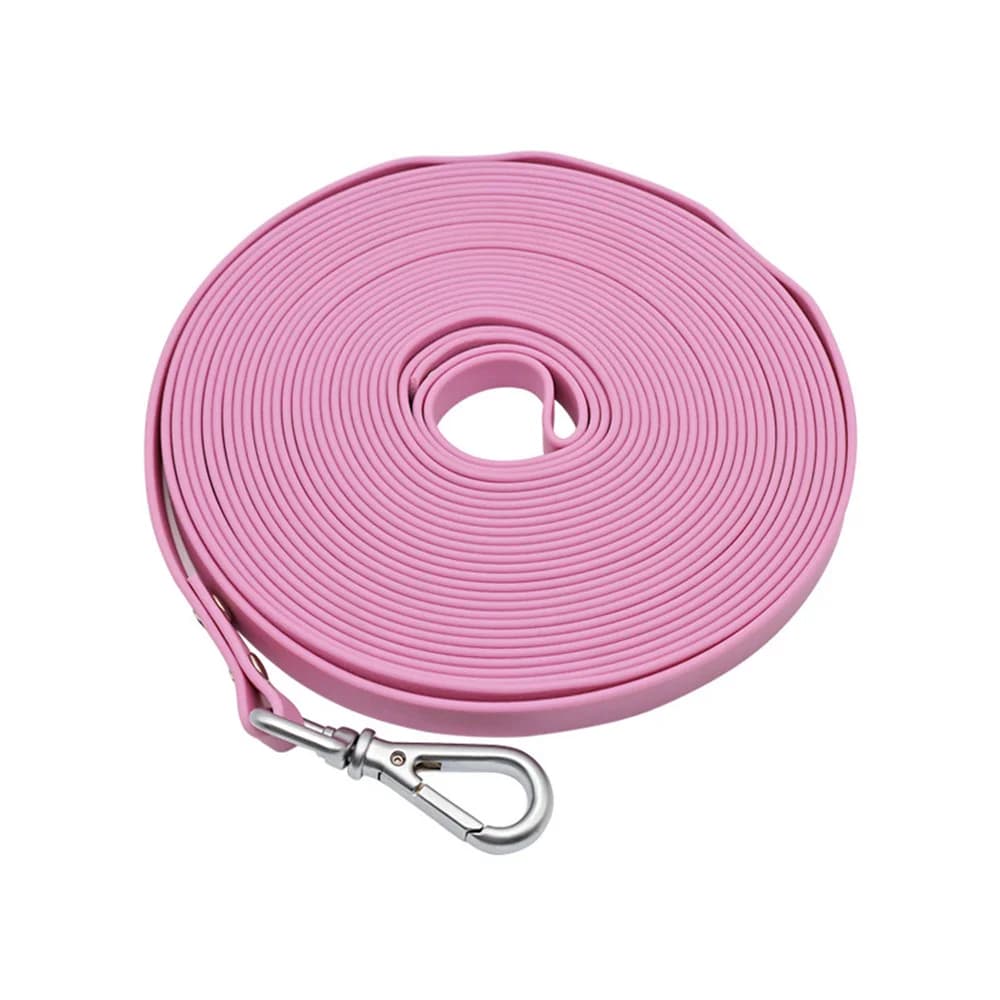 Long PVC Waterproof Dog Leash Traction Lead
