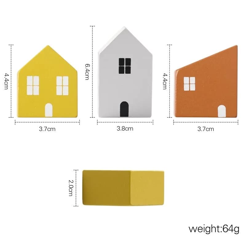 Wooden Building Block Forest Toy Set