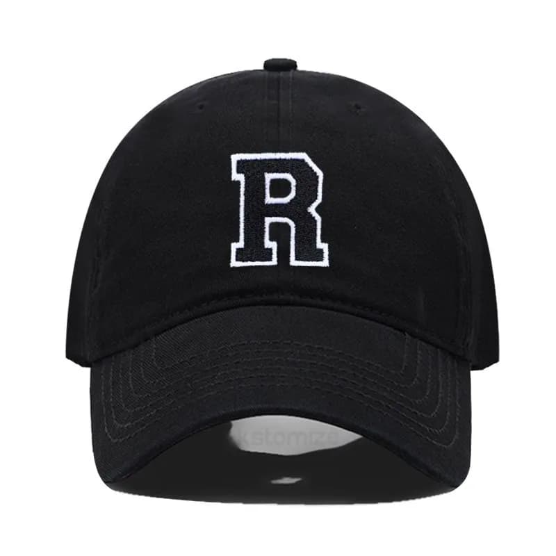 Embroidered Initial Baseball Cap