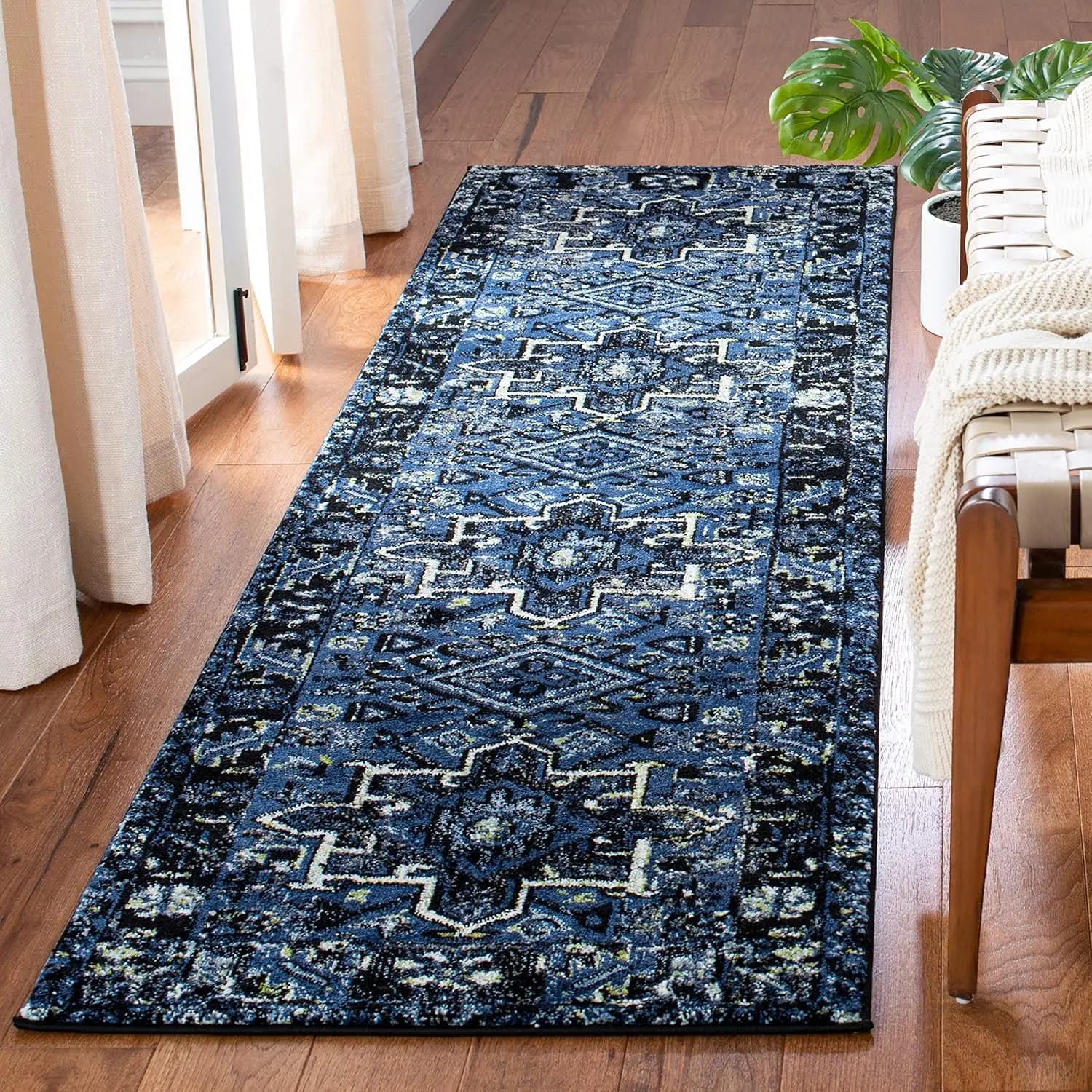 Persian Geometric Runner Rug
