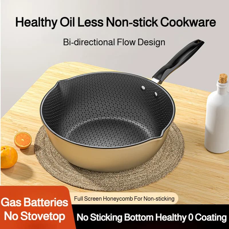 Honeycomb Nonstick Wok Frying Pan