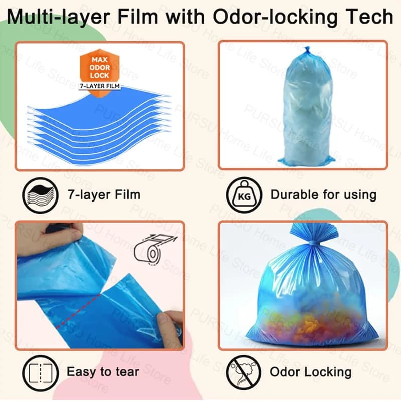 Cat Litter Refill Bags for Litter Genie