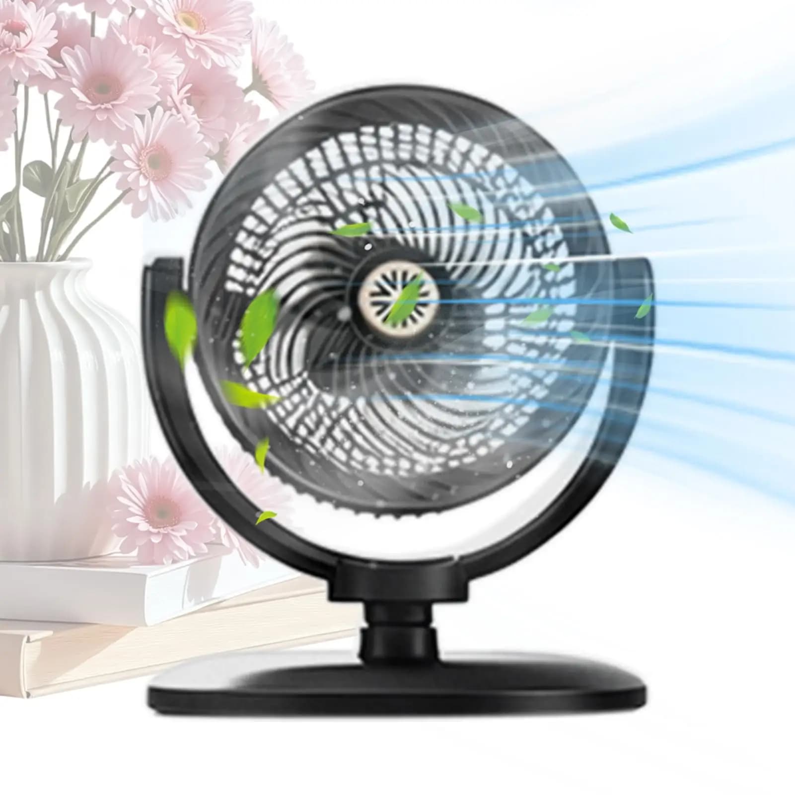 Adjustable Pedestal Fan with USB Charging