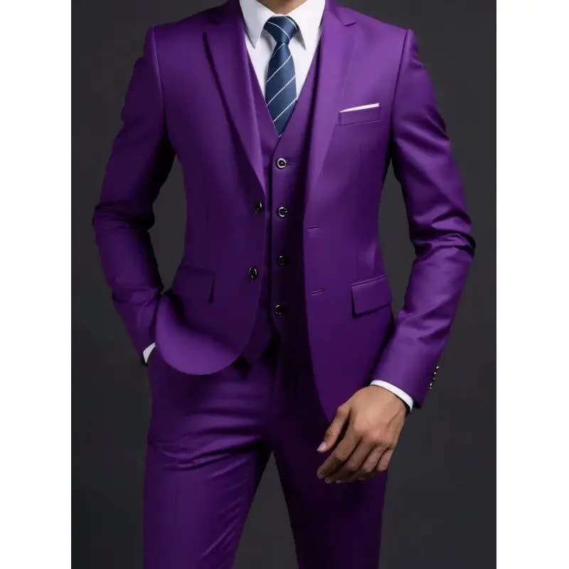 Men's Three-Piece Business Suit