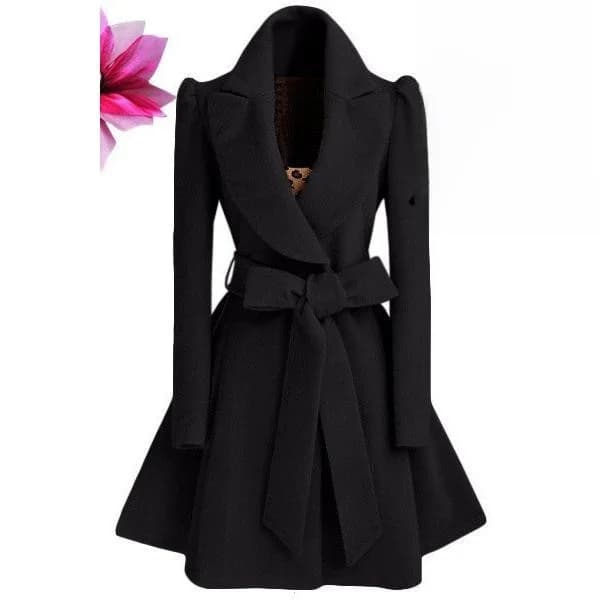 Women's Winter Wool Blend Long Coat