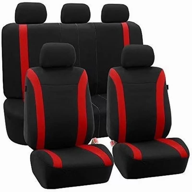 Seat Covers Breathable Car Seat Cover Full Set Universal Automotive Interior Cover Fit for Car SUV Truck Van, Interior Upgrade
