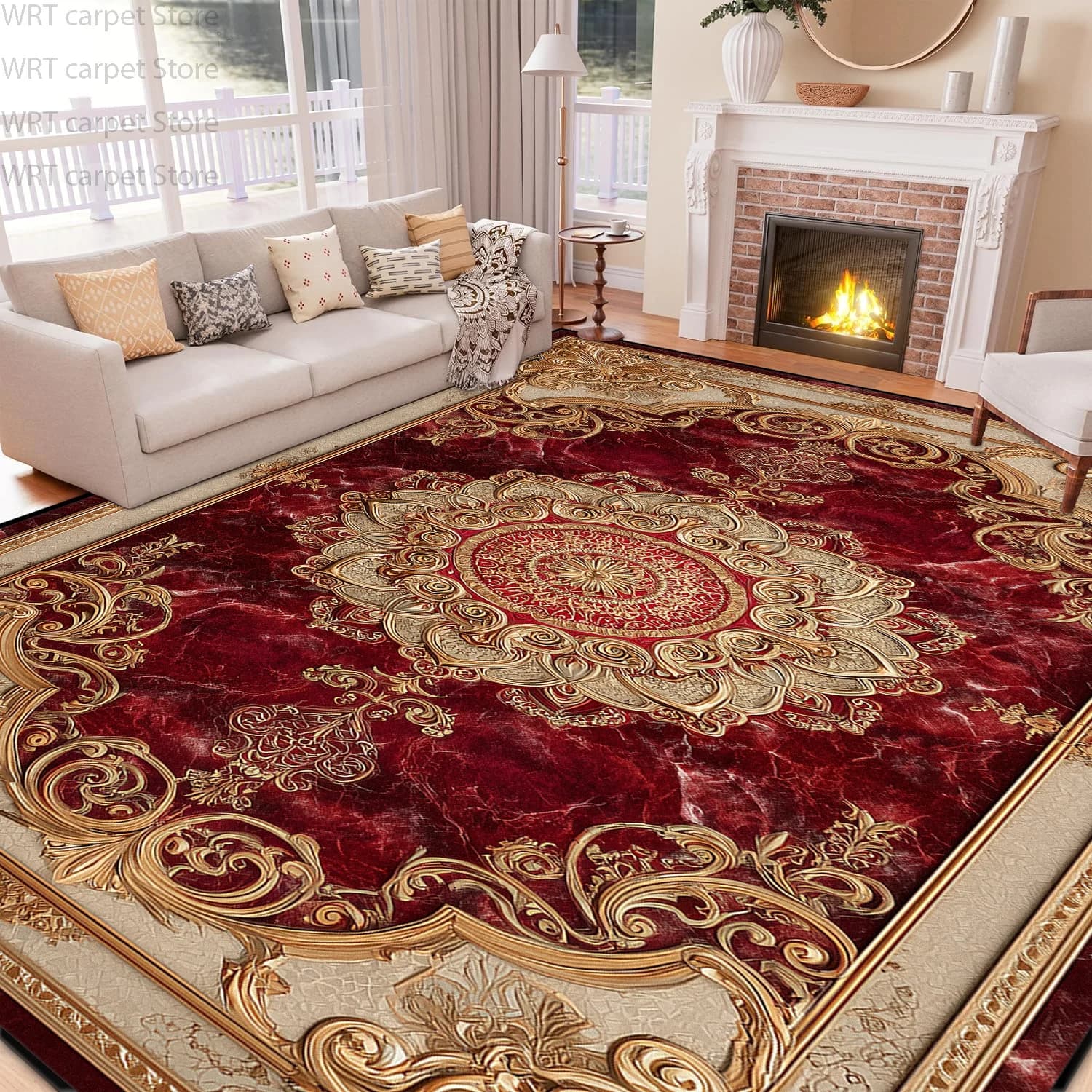 European Living Room Carpet Tatami Rug