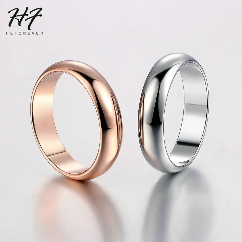 Gold-Tone Promise Rings for Couples