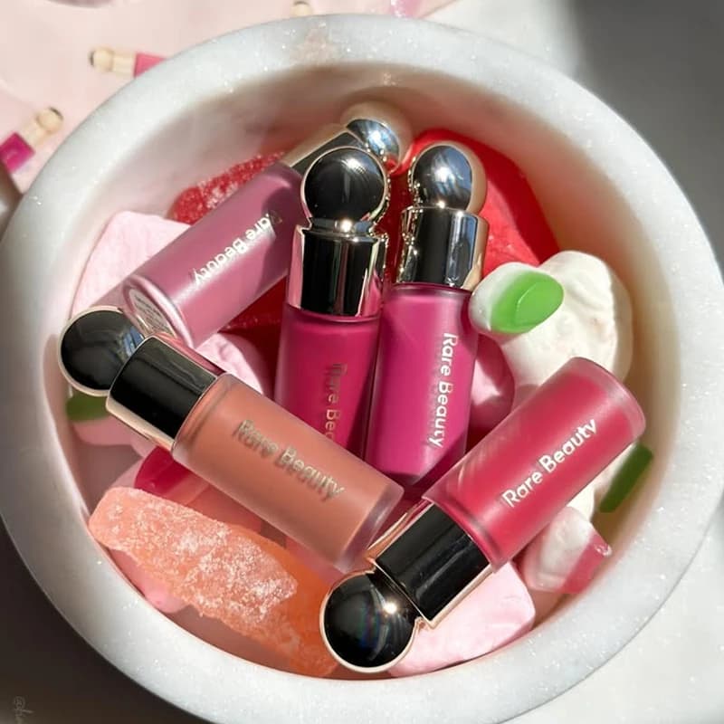 RARE BEAUTY Liquid Blush Bliss Butter Moisturizer Lipstick Lip Balm Friendly Contour Stick Always Sunny Easy‑to‑apply Eyeshadow