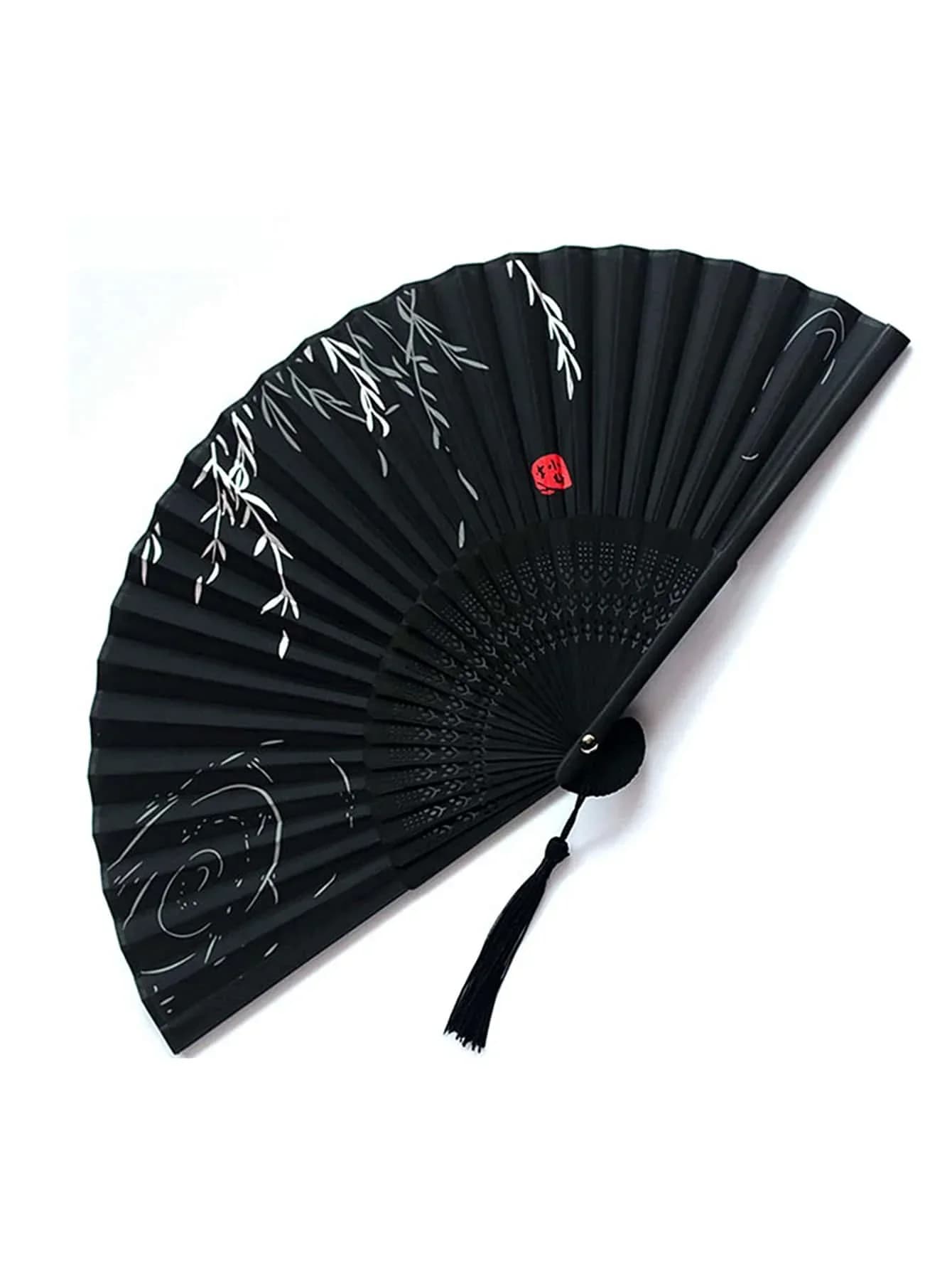 Elegant Wooden Folding Hand Fan