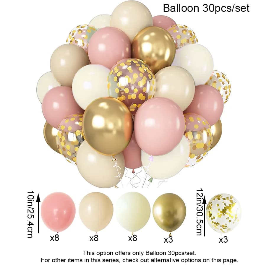 Boho Party Decorations Retro Pink Dusty Rose Blush Nude Tan Ivory Banner Balloons Women, 15th, 21st, 30th Birthday,Neutral Party