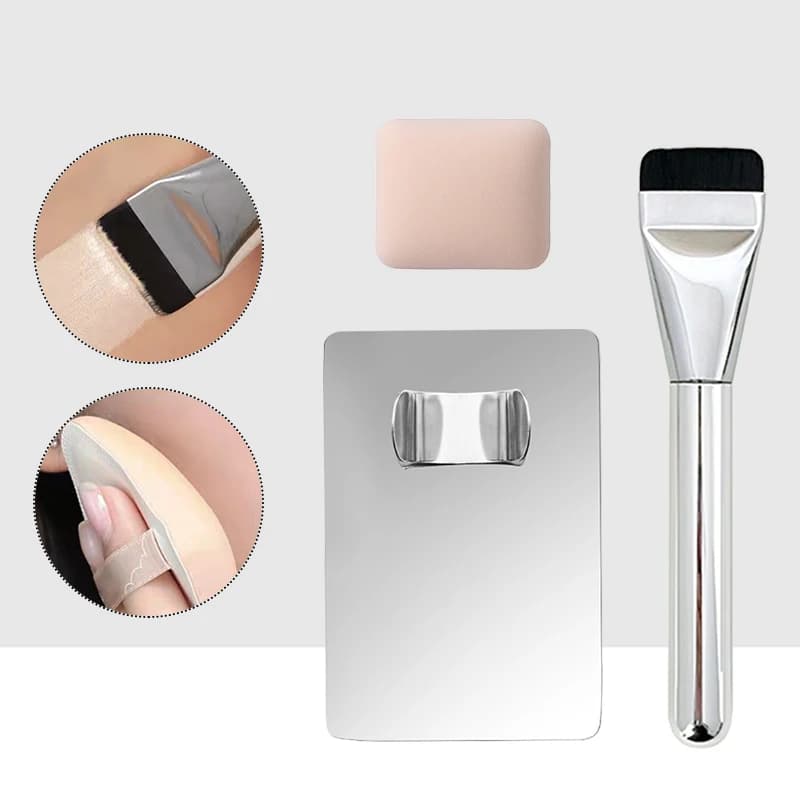 Makeup Mixing Palette with Brushes and Spatula