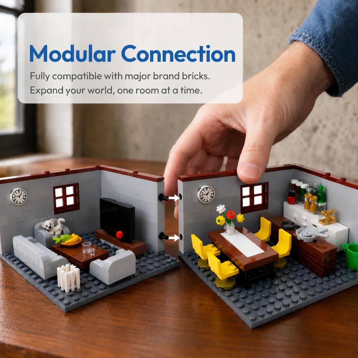 City House Building Blocks Set