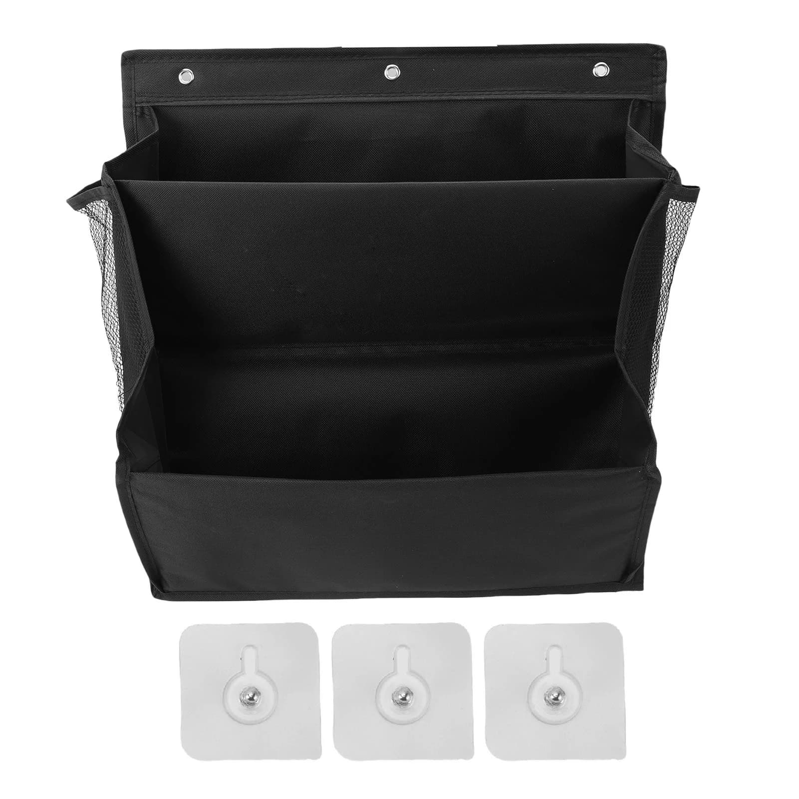 2-Tier Wall Hanging Shoe Organizer with Adhesive Hooks