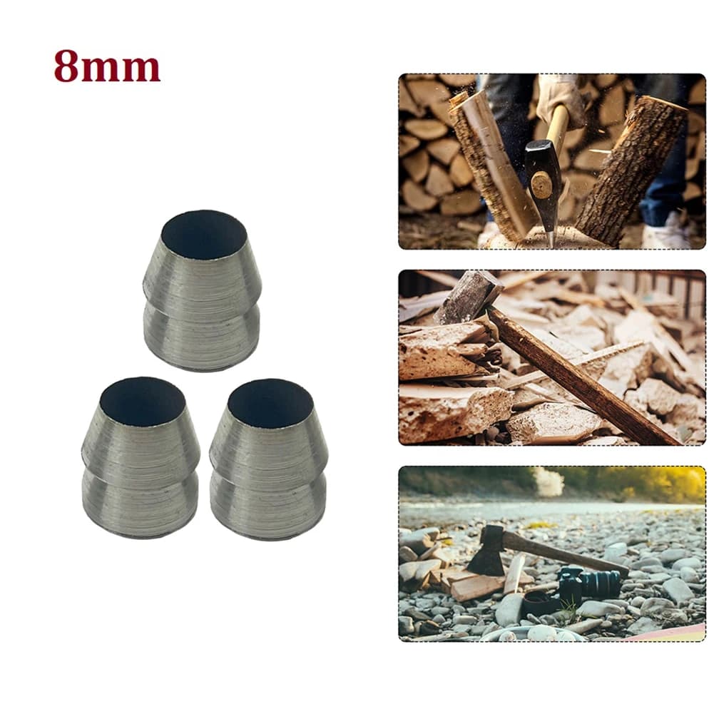 Hand Tools Handle Wedge 3pcs Fixed Handle Hammer Handle Wedge Mallets Metal Prevent Loosening Round Steel Home