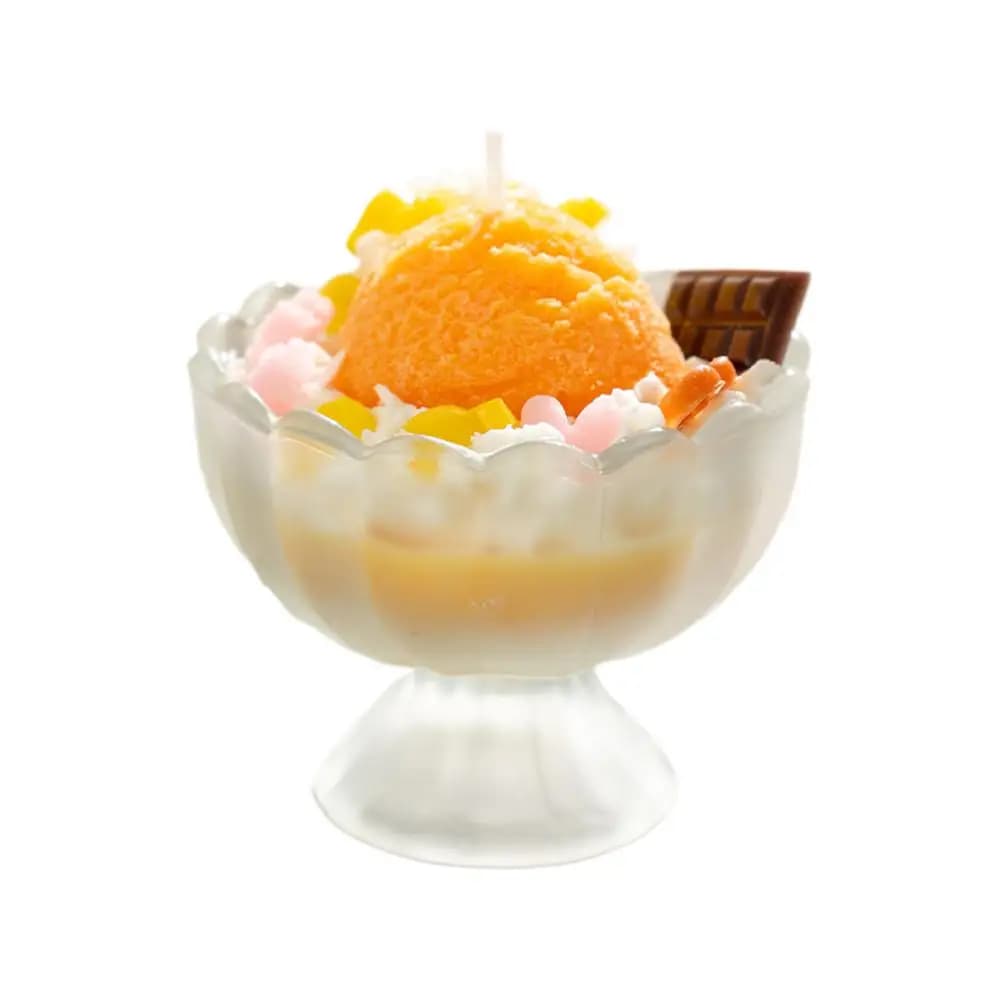 Ice Cream Scented Candle in Glass Jar