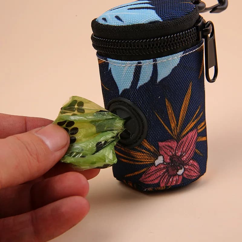 Pet Dog Poop Bags with Holder Outdoor Training Waste Disposal Bag Handy Durable Doggy Trash Bag for Walks And Hikes