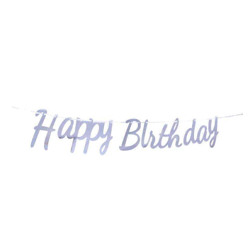Happy Birthday Hanging Banner Garland