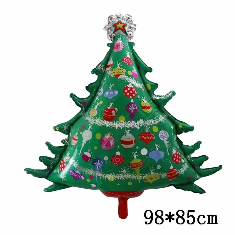 2025New Year's Party Decorations Merry Christmas Balloons Santa Claus Snowman Elk Globos DIY Christmas decorations