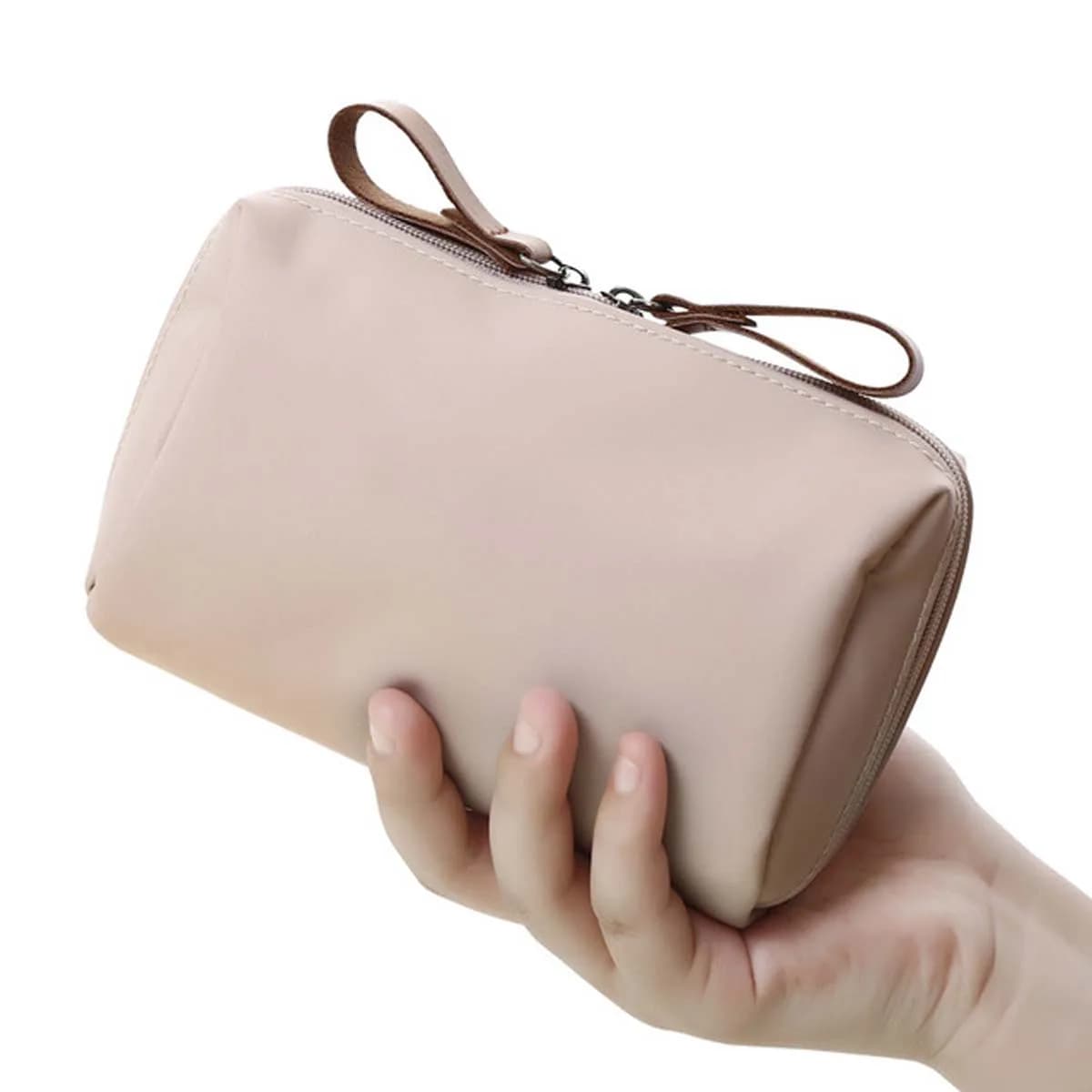 Toiletry Makeup Bag Simple Solid Color Cosmetic Bag for Women Pouch Toiletry Bag Waterproof Make Up Purses Case Hot Drop-shippin