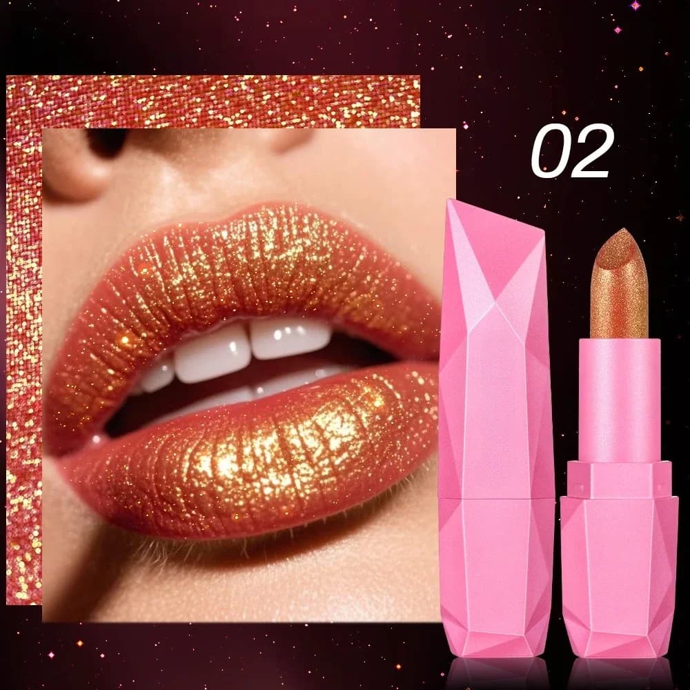 Metallic Glitter Hydrating Lipstick