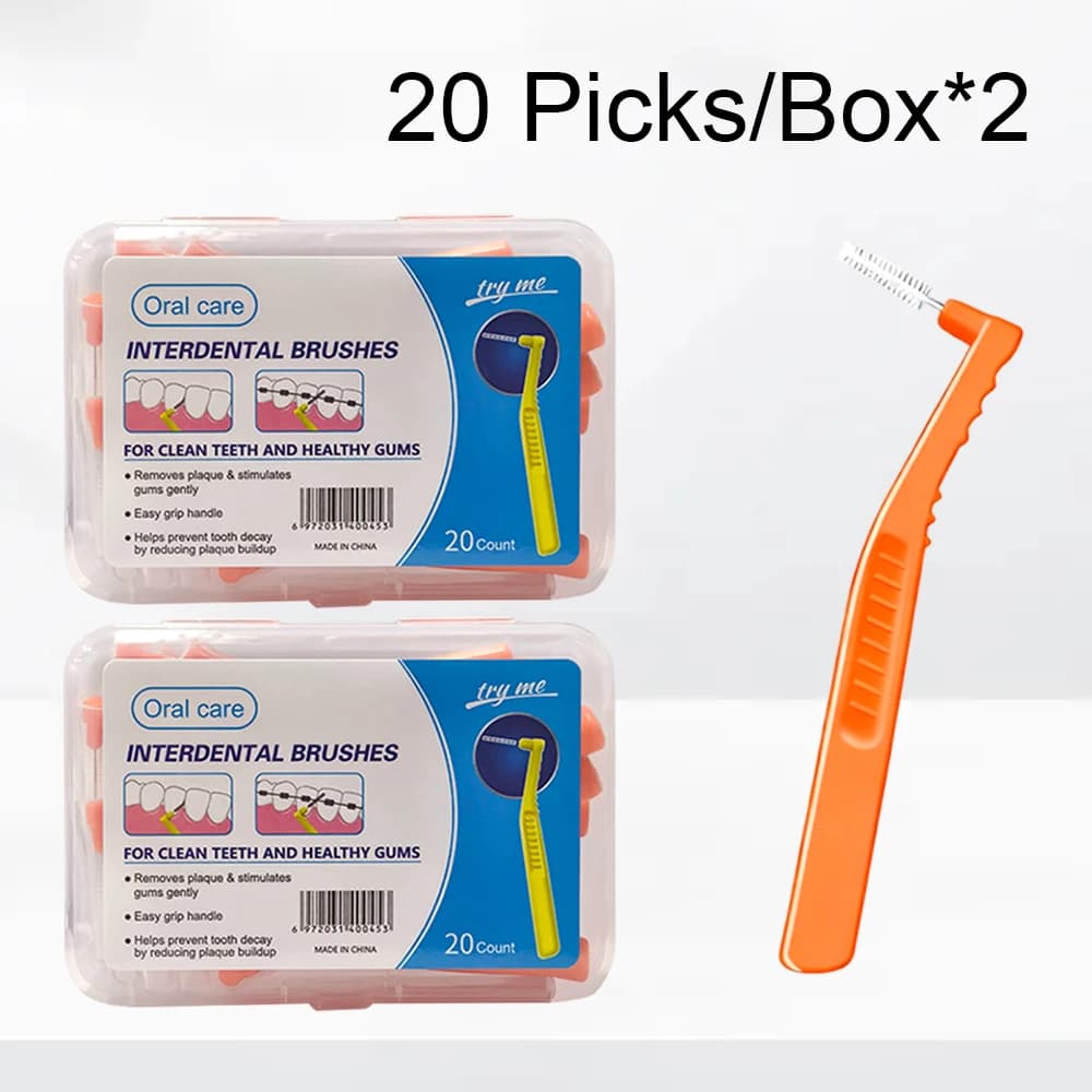 L-Shaped Interdental Brush