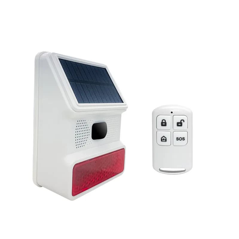 Solar Wireless Security Alarm System with Door/Window Sensors