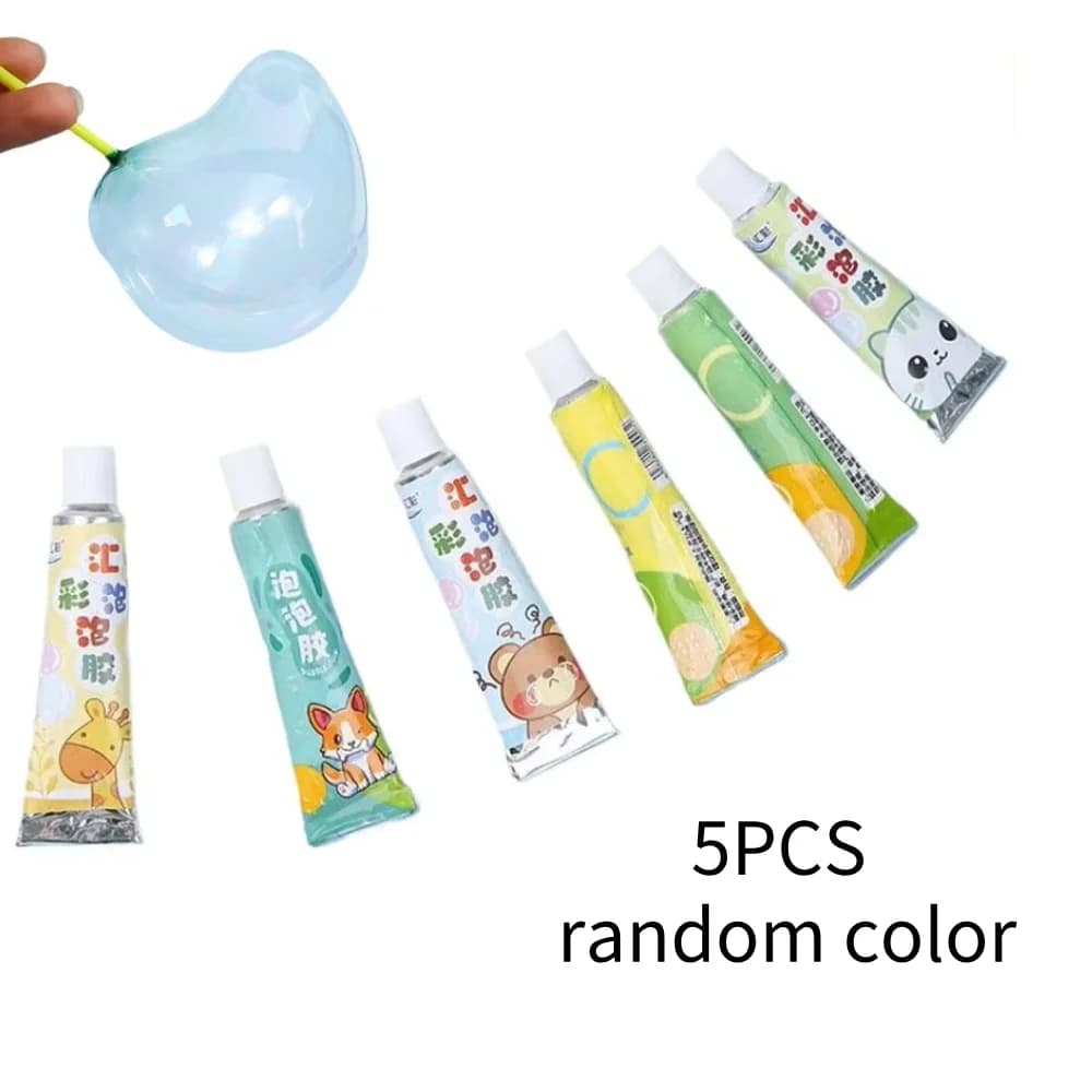 Bubble Blowing Gel Tube Super-Sized Bubbles