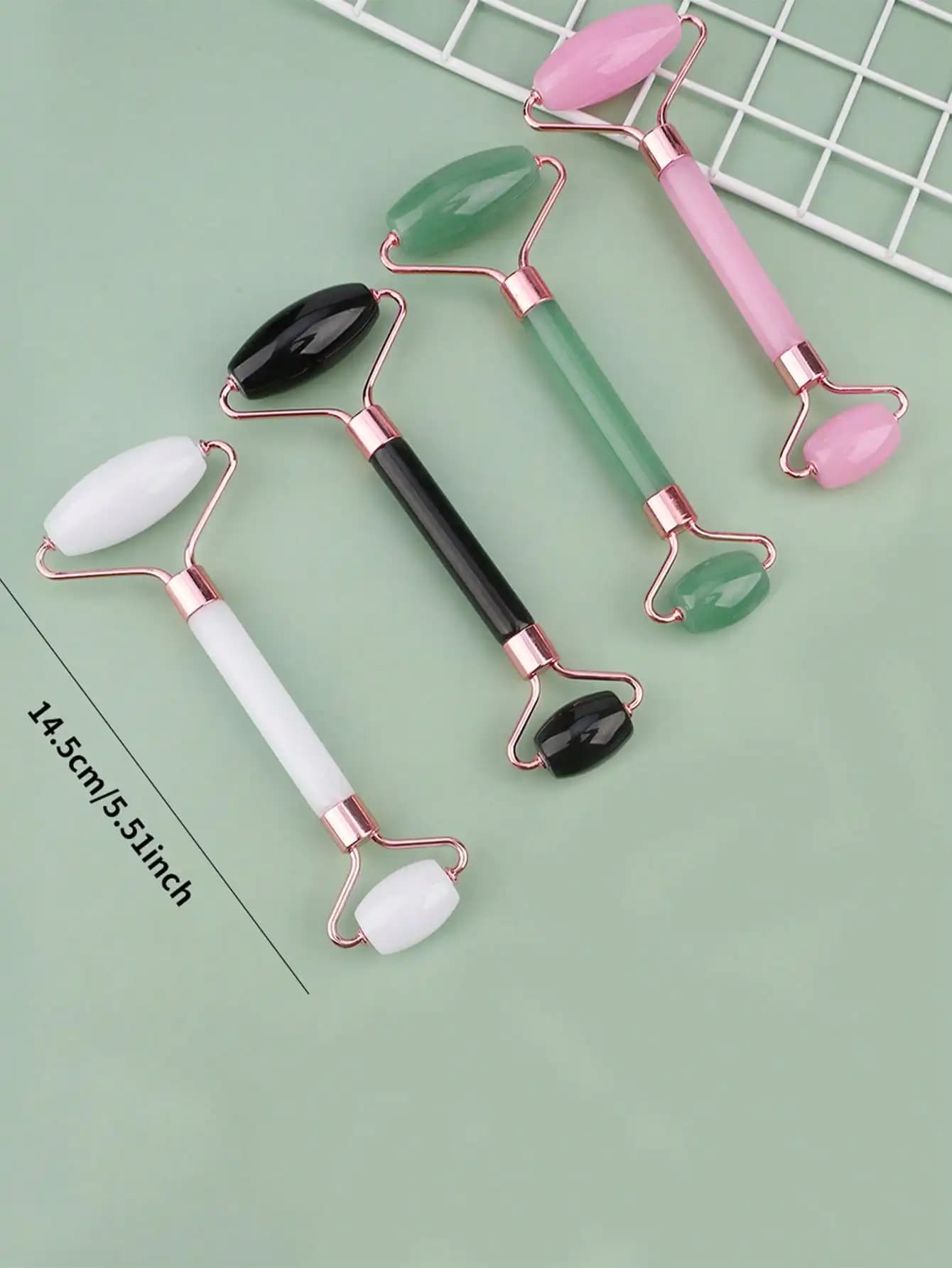 Natural Aventurine Jade Face Roller Dual-End