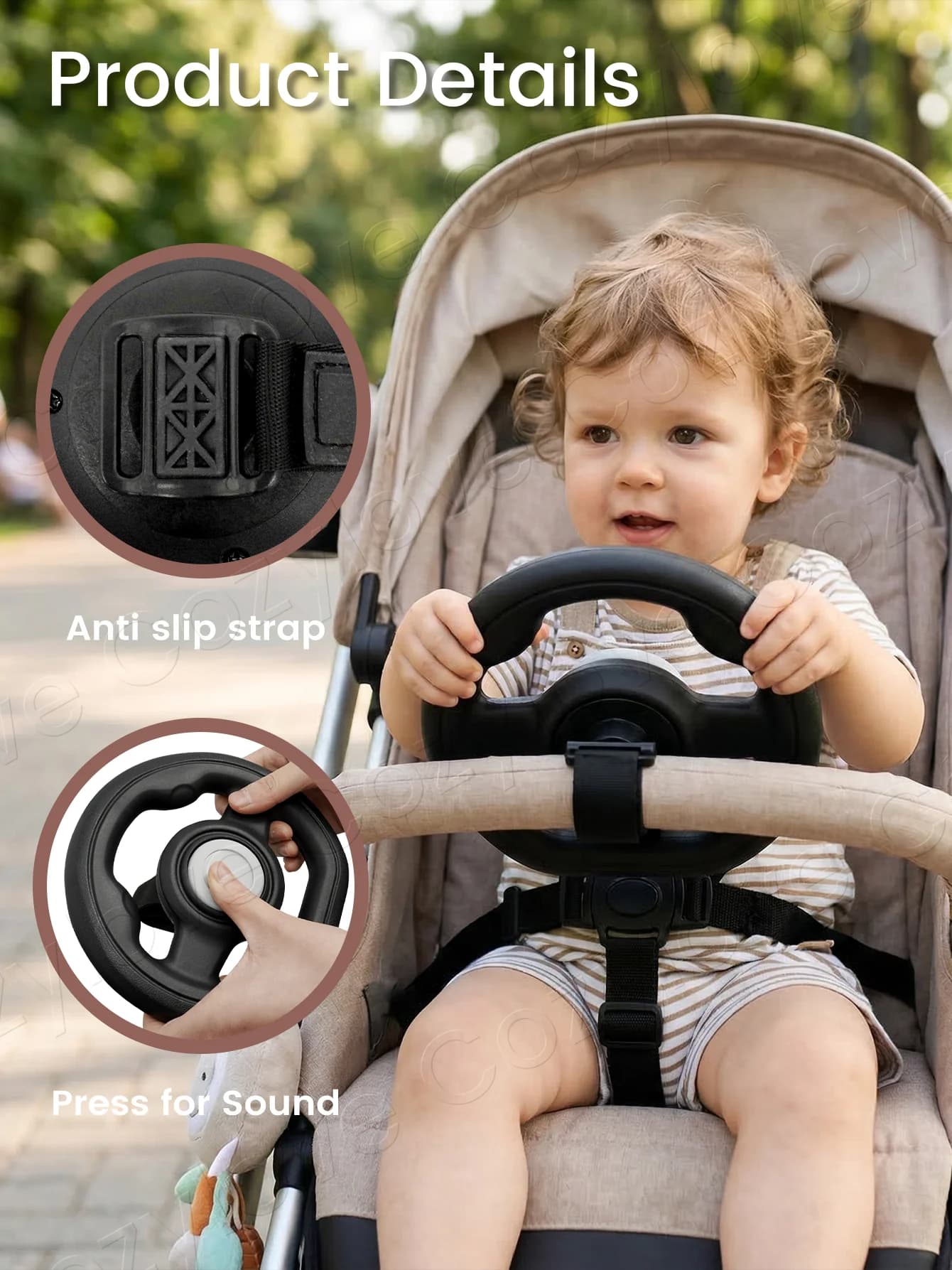 Stroller Steering Wheel Toy